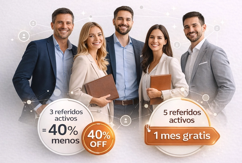 Escalera de beneficios por referidos